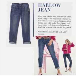cabi Harlow Classic Blue Women's Jeans 14